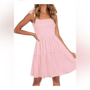 Pink Sleeveless Dress